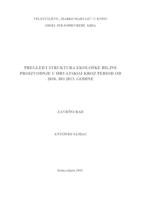 Pregled i struktura ekološke biljne                                                                                              proizvodnje u  Hrvatskoj kroz period od 2010. do 2013. godine