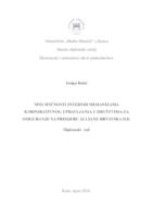 Specifičnosti internih mehanizama korportaivnog upravljanja u društvima za osiguranje na primjeru Allianz Hrvatska d.d.