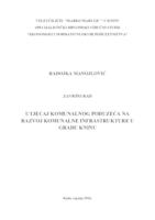 prikaz prve stranice dokumenta Utjecaj komunalnog poduzeća na razvoj komunalne infrastrukture u Gradu Kninu
