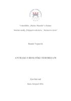 prikaz prve stranice dokumenta Antraks i biološki terorizam