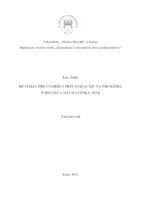 prikaz prve stranice dokumenta Revizija pretvorbe i privatizacije na primjeru poduzeća, Dalmatinka Sinj