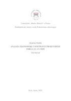 prikaz prve stranice dokumenta Analiza ekonomske uspješnosti proizvodnje smilja i lavande