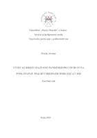 prikaz prve stranice dokumenta Utjecaj krize izazvane pandemijom COVID-19 na poslovanje malih i srednjih poduzeća